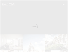Tablet Screenshot of canvas-visuals.com